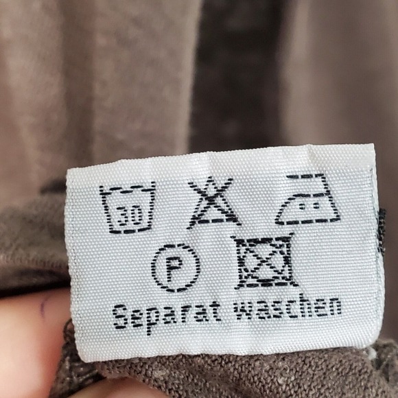 Oska Women Hemp Blend V Neck Top Size Medium Eco Minimalist Quiet Luxury READ - Picture 6 of 12